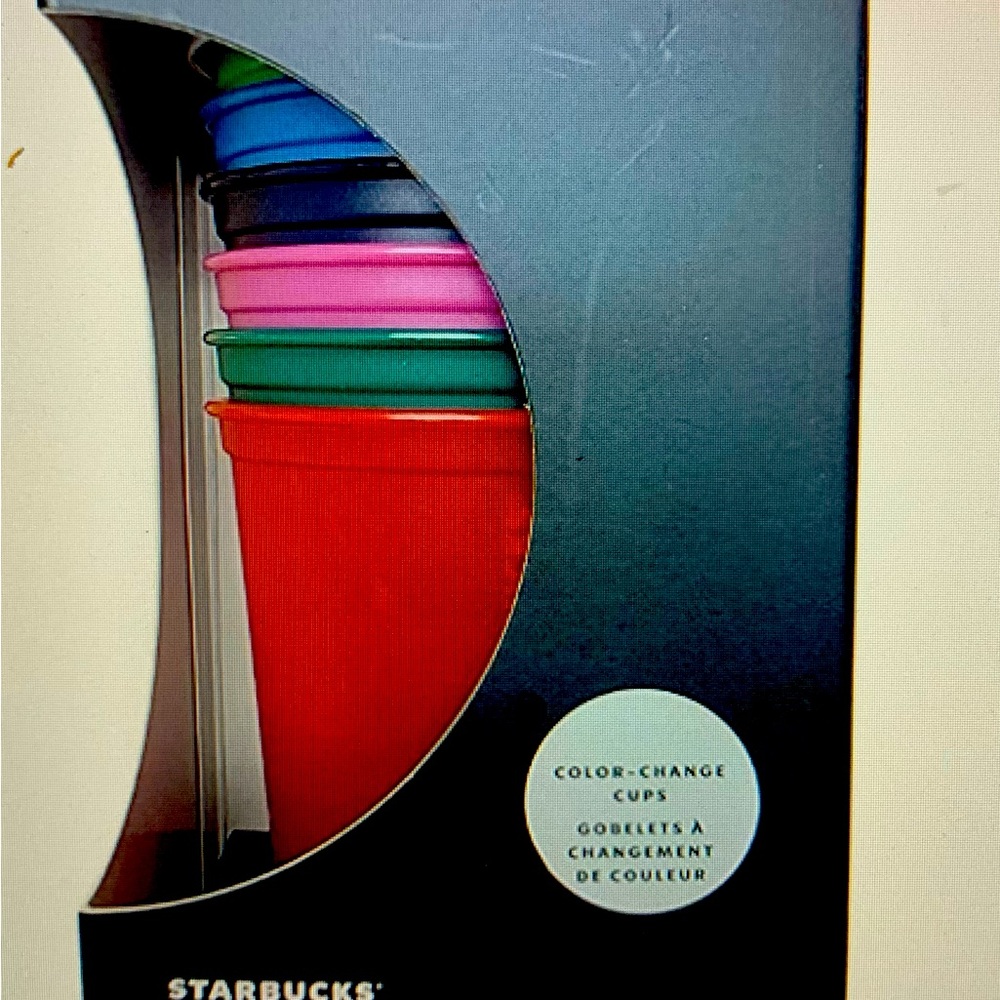Starbucks color change cups